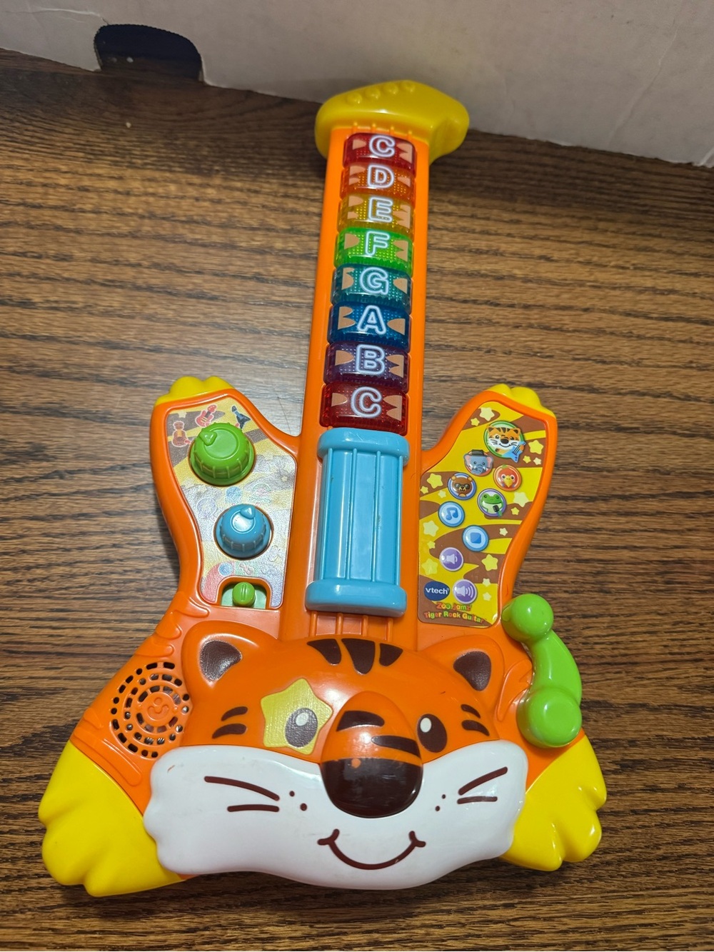 Vtech Orange Tiger Kids Musical Guitar Toy - Interactive Learning